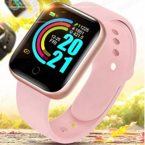 Smartwatch Y68 rose Sport Bluetooth intelligente Tracker Bracelet  Android IOS
 Fiche Technique et Prix au Maroc
