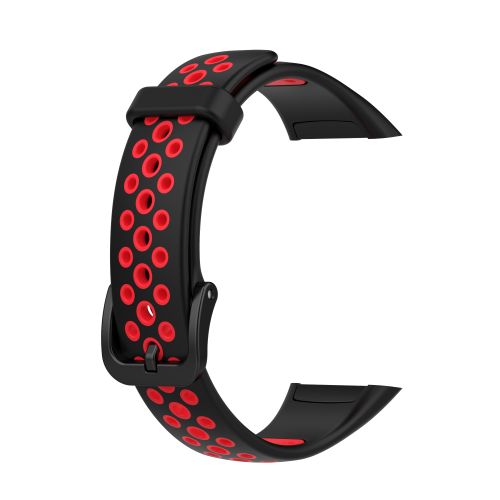 Bande de remplacement Bracelet Noir Rouge pour Huawei Band 6
 Fiche Technique et Prix au Maroc