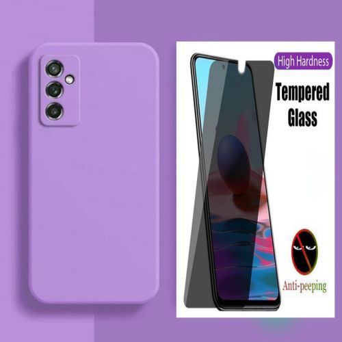 Pack : Pochette Compatible avec Samsung A24 les touches facile utilise Mauve + Incassable Fumée pour Samsung A24 Fort
 Fiche Technique et Prix au Maroc