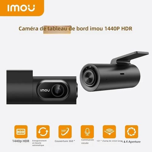 imou Mini Body Dash Camera Interconnection Loop Recording Moniteur de stationnement 24 heures
 Fiche Technique et Prix au Maroc