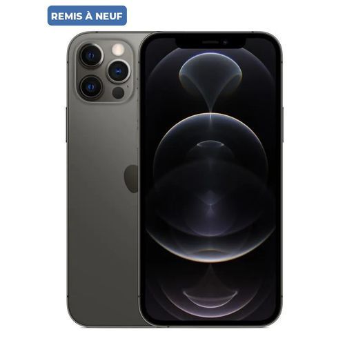 Apple iPhone 12 Pro Max 256 GB, 6,7", 6Gb RAM A14 Bionic iOS 5G - Graphite - Remis à Neuf
 Fiche Technique et Prix au Maroc