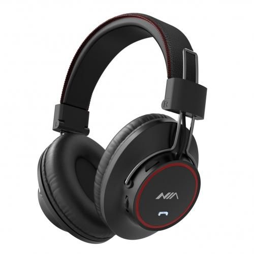 Nia Casque Bluetooth sans fil Écouteurs de musique pliables 3.5mm AUX IN
 Fiche Technique et Prix au Maroc