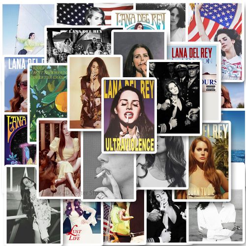 Lana Del Rey Stickers Born To Die Honeymoon Paradise netflix tv series Pack de 25 pcs
 Fiche Technique et Prix au Maroc