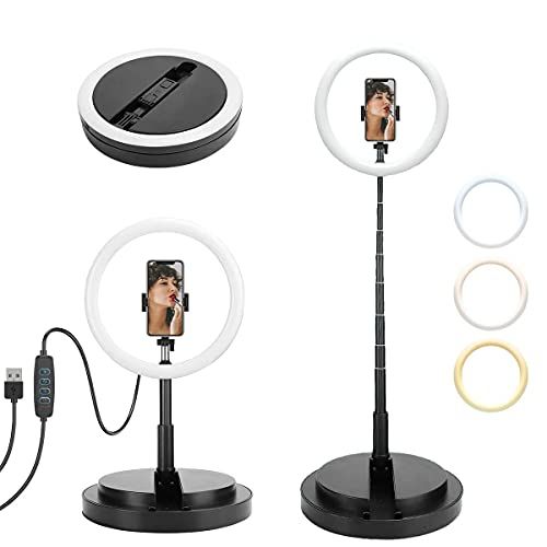 Mai appearance LED Selfie portable pour flux en direct maquillage, Ringlight pour YouTube vidéo
 Fiche Technique et Prix au Maroc