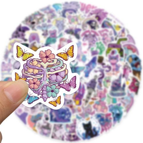 25 D05 Stickers Pastel Goth Cartoon Aesthetic Kids Toys Sticker Pack Notebook Scrapbooking
 Fiche Technique et Prix au Maroc