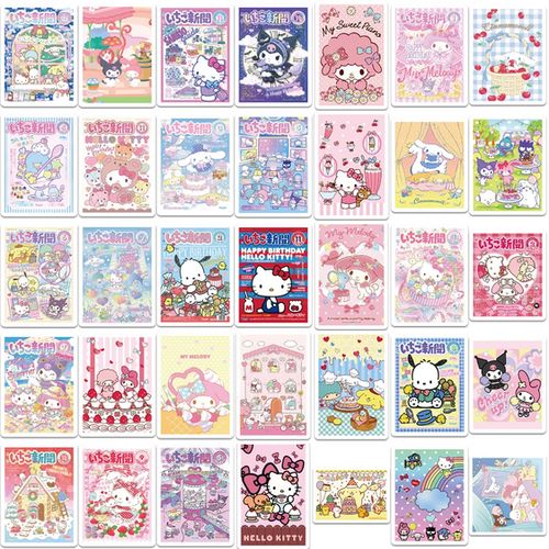 25 Y04 Cartoon Kuromi My Melody Poster Stikers Skateboard Guitar Laptop Bicycle Kids
 Fiche Technique et Prix au Maroc