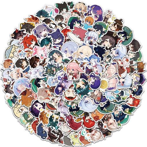 25 b01 Cute Anime Game Genshin Impact Stickers Decal Luggage Motorcycle
 Fiche Technique et Prix au Maroc