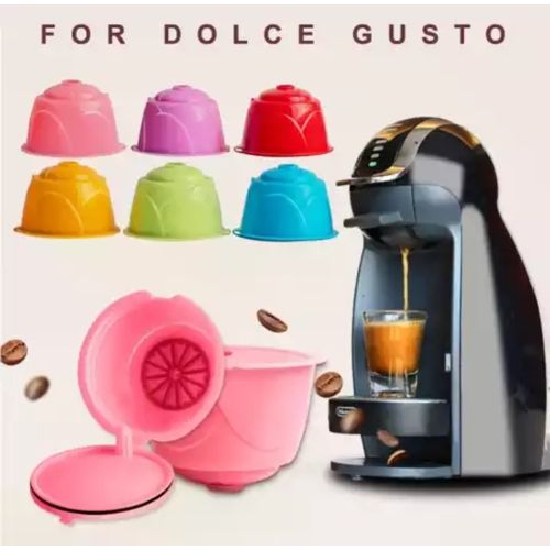 3 Capsules Filtre de Café Réutilisables Rechargeables compatible Dolce Gusto
 Fiche Technique et Prix au Maroc