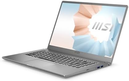 MSI Modern 15 A11SB-845ES Portátil 39,6 cm (15.6") Full HD Intel® Core™ i7 16 GB DDR4-SDRAM 1000 GB SSD NVIDIA GeForce MX450 Wi-FI 6 (802.11ax) Windows 10 Home Gris Fiche Technique et Prix au Maroc