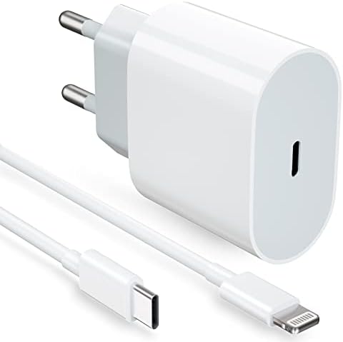 Chargeur Rapide iPhone avec Câble Chargeur iPhone 2M, Chargeur iPhone 20W, Câble Chargeur iPhone avec Adaptateur Secteur iPhone Chargeur Compatible avec iPhone 14/12/13/11/Pro/Max/XR/XS/X/8 Fiche Technique et Prix au Maroc