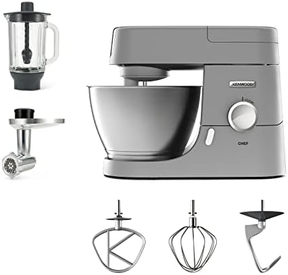 Kenwood KVC3100S Machine de cuisson à mouvement planétaire Base, mélangeur et broyeur à viande argenté Avis, Fiche Technique et Prix au Maroc