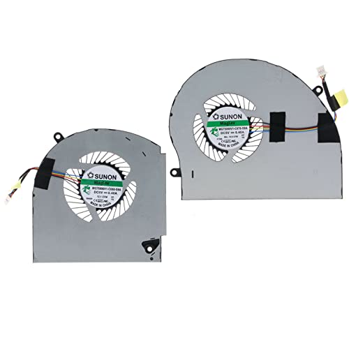 segoo Ventilateur de refroidissement CPU + GPU de rechange pour Dell Alienware 17 R4 R5 P31E Series MG75090V1-C060-S9A MG75090V1-C070-S9A ALW17C 0K2PKV 04RFW1 Fiche Technique et Prix au Maroc