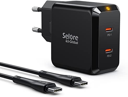 Chargeur Rapide iPhone, 67W GaN Chargeur avec PD&QC3.0/Samsung PPS, Chargeur USB C Compatible avec MacBook Air 2022, USB-C Laptops, iPhone 14/13/13 Pro, iPad Pro 2022, Samsung S22+/S22 Fiche Technique et Prix au Maroc