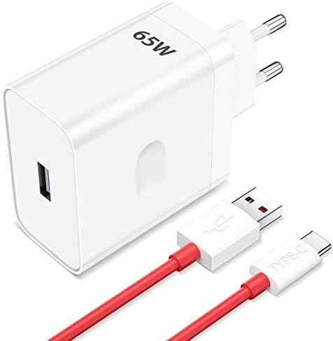 65W Chargeur Rapide pour Oneplus Nord 2T 10 Pro,SUPERVOOC Oneplus Chargeur Secteur avec Câble USB C 1m pour OnePlus 11 Nord CE 2 Lite Nord 2 N200 N300 N20 N10 N100 9 Pro 9 8T 8 Pro 8 7T Pro 7T 7 Pro 7 Fiche Technique et Prix au Maroc