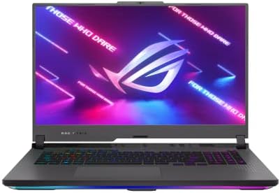 ASUS ROG STRIX-G17-G713PV-HX058W PC Portable Gamer 17'' FHD 144 Hz (AMD Ryzen 9 7845HX, RTX 4060 8Go TGP 140W, 32Go RAM DDR5, 1 To SSD PCIe, Windows 11) Clavier AZERTY RGB Touche par Touche Fiche Technique et Prix au Maroc