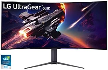 LG Ultragear™ 45GR95QE-B Ecran PC Gaming OLED incurvé 45" - Dalle OLED résolution UWQHD (3440x1440), 0.03ms GtG 240Hz, HDR 10, DCI-P3 98.5%, AMD FreeSync Premium, Compatible NVIDIA G-Sync, HDMI 2.1 Fiche Technique et Prix au Maroc