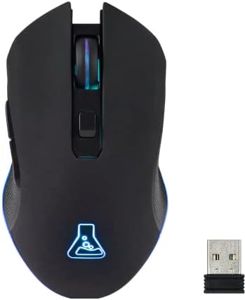 The G-Lab - Kult Helium Wireless Souris Gamer sans Fil Pc Gamer, Souris Gaming sans Fil Rechargeable 3200 Dpi, Souris Gamer Retroeclairé 7 Couleurs, Souris Gaming RGB sans Fil pour PC/Ps5/Xbox Fiche Technique et Prix au Maroc