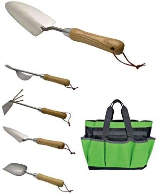 JARDTEC Organiseur pou Outils de Jardinage Sac fourre-Tout avec 5 Outils de Jardin, Sac de Rangement d'Outil de Jardin,Ensemble d'outils Avis, Fiche Technique et Prix au Maroc