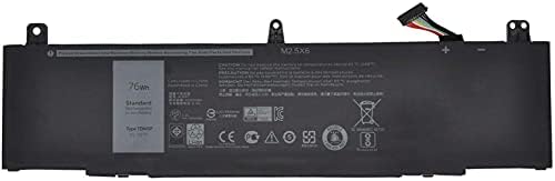 ASKC TDW5P Laptop Batterie pour Dell Alienware 13 R3 ALW13C ALW13C-D1738 D2718 D2728 D2738 D2838 D2508 D2503S D2506S D2715S Series V9XD7 4RRR3 JFWX7 0JFWX7 15.2V 76Wh Fiche Technique et Prix au Maroc
