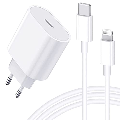 【Certifié Apple MFi】 iPhone Chargeur Rapide USB C - Chargeur Rapide PD 20W avec 2M câble USB C vers Lightning,Compatible avec iPhone 14/14 Plus/14 Pro/14 Pro Max/13/12/11/SE/iPad Pro Fiche Technique et Prix au Maroc