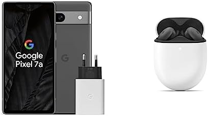 Google Pixel 7a et Chargeur – Smartphone Android 5G débloqué avec Objectif Grand Angle et 24 Heures d'autonomie – Charbon & Pixel Buds A-Series – Écouteurs sans Fil - Charbon, GA04281-EU Fiche Technique et Prix au Maroc