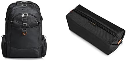 Everki Titan sacoche d'ordinateurs portables 46,7 cm (18.4") Étui sac à dos Noir & Pouch - Sac à accessoires Fiche Technique et Prix au Maroc
