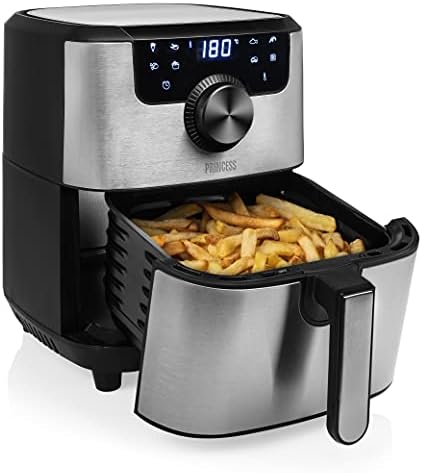 Friteuse sans huile numérique Princess Airfryer - Livre de recettes numérique à télécharger - 4,5 L - 1 kg Avis, Fiche Technique et Prix au Maroc