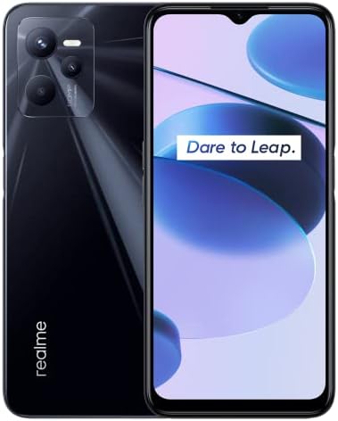 realme C35 4G Smartphone Mobile 4+128 ，Triple Appareil Photo I.A. 50 MP, Écran Full HD de 16,7 cm (6,6’’), Ultra Fin : 8,1 mm, Batterie puissante de 5 000 mAh，Noir Lumineux Fiche Technique et Prix au Maroc