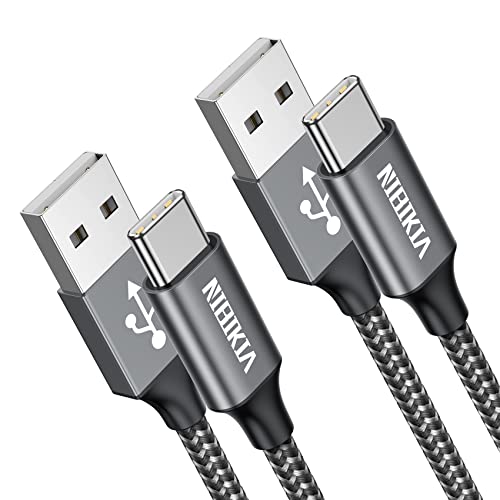 Câble USB C [2M+2M / Lot de 2] 3.1A Chargeur Type C en Charge Rapide Nylon Tressé Câble Chargeur pour Samsung Galaxy S22 S21 S20 S10 S9 S8 Plus, Note 10 9 8, A71 A53 A33 A20 usw Fiche Technique et Prix au Maroc