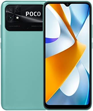 Xiaomi POCO C40 64GB/4GB Coral Green [17,04cm (6,71") IPS LCD Display, MIUI 13 for Poco, 13MP Dual-Kamera] Fiche Technique et Prix au Maroc