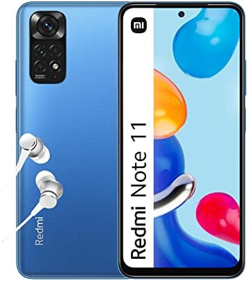 Xiaomi Redmi Note 11 - Smartphone 4+128GB, Écran 6.43” 90Hz FHD+ Amoled Dotdisplay, Snapdragon 680, Quadruple caméra IA 50MP, 5000mAh, Bleu Crépuscule avec Alexa Mains-libres Fiche Technique et Prix au Maroc