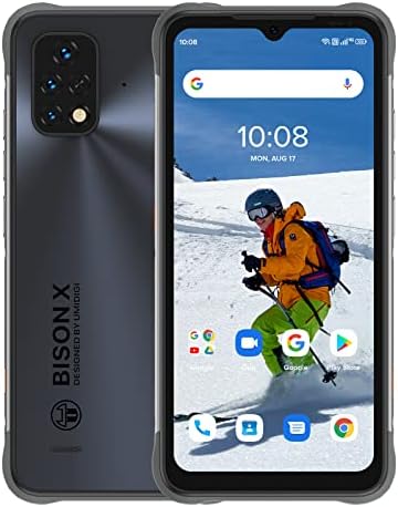 UMIDIGI Téléphone Portable Incassable Bison X10S,4GO+32GO(up to 256GO) Android 11 Smartphone Incassable,6150mAh Triple Caméra 16 MP Écran 6.53" HD+Dual SIM,IP68/IP69K 4G Telephone incassable Fiche Technique et Prix au Maroc