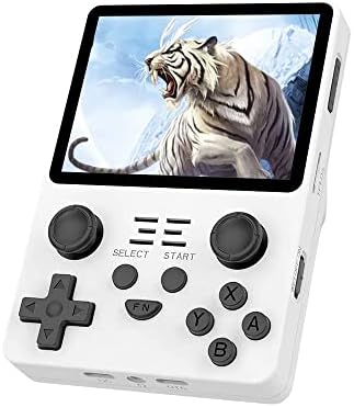 Whatsko Powkiddy RGB20S Console de jeu portable,Mini console rétro avec 16GB+64GB 15000 jeux,RK3326 Quad-Core Open Source Linux System(Ark OS),Console de jeu rétro 3,5" écran OGA 3500 mAh Fiche Technique et Prix au Maroc