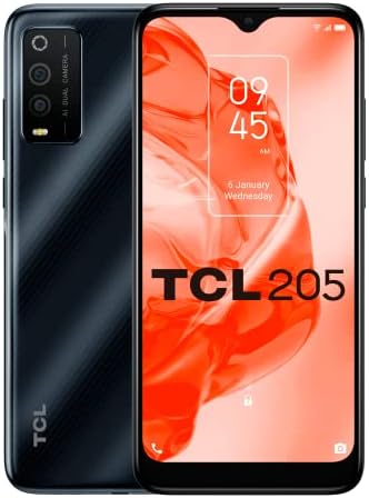 TCL 205 - Smartphone 32GB, 2GB RAM, Dual Sim, Power Gray Fiche Technique et Prix au Maroc