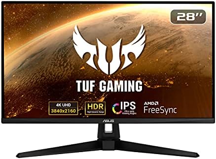 ASUS TUF Gaming VG289Q1A - Ecran PC Gamer eSport 28" 4K - Dalle IPS - 16:9 - 3840x2160 - 350cd/m² - Display Port & 2x HDMI - Haut-parleurs - AMD FreeSync - HDR 10 - 90% DCI-P3 Fiche Technique et Prix au Maroc