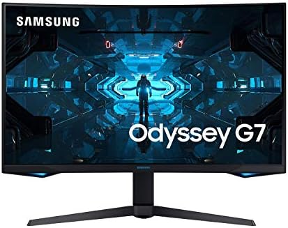 Samsung Odyssey G7 C27G75TQSU, G75T Séries, Moniteur QLED - Incurvé, 27" (26.9" Visualisable), 2560 x 1440 WQHD, VA, 600 cd/m² - 2500:1 - 1 ms - HDMI, 2xDisplayPort - Noir Fiche Technique et Prix au Maroc