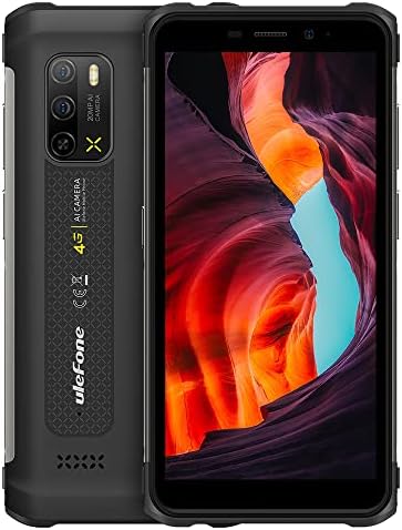Ulefone Téléphone Incassable Armor X10 Pro, Caméra sous-Marine 20MP, Helio P22 4Go+64Go, 5,45" Smartphone Etanche IP68, Dual SIM, Batterie 5180mAh, Emplacement pour 3 Cartes, Dual SIM GPS NFC Noir Fiche Technique et Prix au Maroc