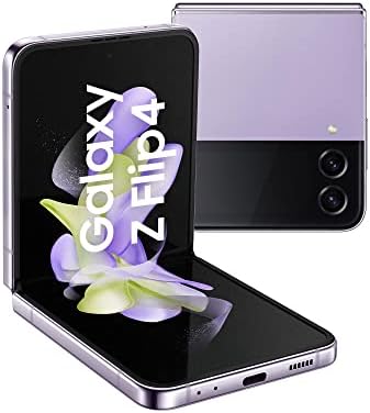 Samsung Galaxy Z Flip4, Téléphone Portable 5G, Carte SIM non incluse, Android, Smartphone Pliable, 128 Go, Lavande, Extension garantie 12 mois offerte [Exclusivité Amazon] - Version FR Fiche Technique et Prix au Maroc