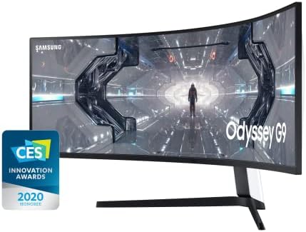 Samsung Odyssey G9 - G95T 49'' 240Hz, C49G93TS, DWQHD 5120x1440, 240Hz, VA 1ms, 1000R, 420cd/m2, 2500:1, H/I/Orientable, Cable(s) HDMI + DisplayPort Fiche Technique et Prix au Maroc