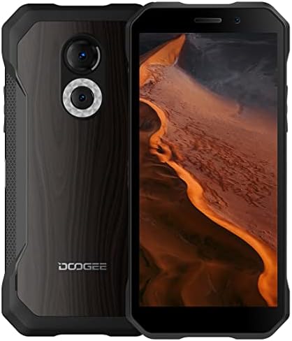 DOOGEE Android 12 Téléphone Portable Incassable S61 Pro, Helio G35 2,3GHz 6Go+128Go, Caméra Vision Nocturne 48MP, IP68 Smartphone débloqué Étanche, Écran HD+ 6,0'', Dual SIM, NFC Grain de Bois Fiche Technique et Prix au Maroc