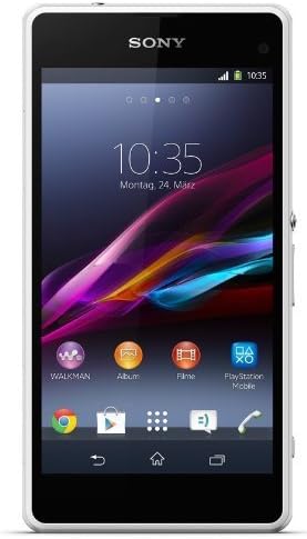 Sony Xperia Z1 Compact Smartphone débloqué Etanche 5 pouces 16 Go Appareil photo 20,7 MP Android 4.4 KitKat Blanc (Reconditionné) Fiche Technique et Prix au Maroc