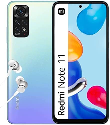 Xiaomi Redmi Note 11 - Smartphone 4+64GB, Écran 6.43” 90Hz FHD+ Amoled Dotdisplay, Snapdragon 680, Quadruple caméra IA 50MP, 5000mAh, Azur Étoilé avec Alexa mains-libres Fiche Technique et Prix au Maroc