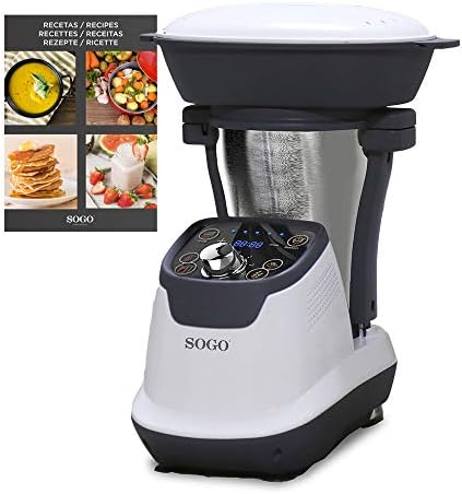 Robot de cuisine multifonction avec cuiseur vapeur et livre de recettes Avis, Fiche Technique et Prix au Maroc