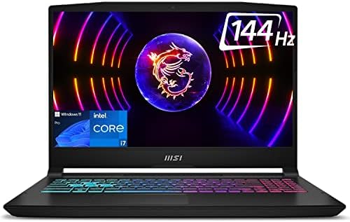 MSI Katana 15 Gaming Laptop, 15.6" FHD IPS 144Hz, 12th Gen Intel 10-Core i7-12650H, GeForce RTX 4070, 16GB DDR5, 512GB PCIe SSD, Wi-FI 6, 4-Zone RGB KB, Type-C, HDMI, US Version KB, Win 11 Pro Fiche Technique et Prix au Maroc