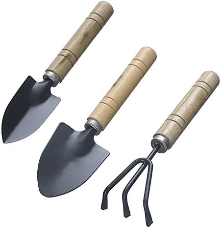Outils de Jardinage,3 pcs Mini Outils de Jardin Kit Pelle Jardinage Rateau Jardin Cadeau en Bois Ensemble de Petits Râteaux et Pelle, pour Plantes en Pot pour Jardin Plantes Intérieur Extérieur Avis, Fiche Technique et Prix au Maroc
