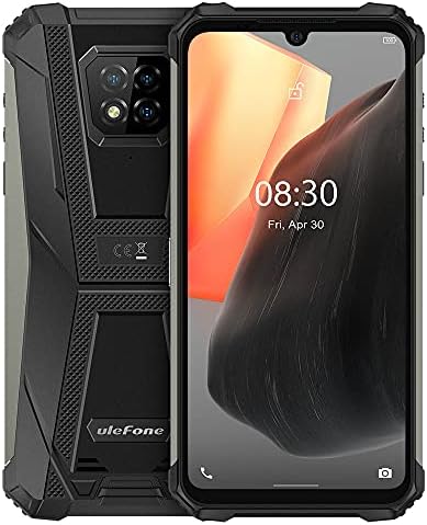 Ulefone Armor 8 Pro Android 11 Smartphone Incassable, 6.1’’ HD+ Robuste Téléphone Portable Debloqué Etanche, Helio P60 6Go + 128Go, Triple Caméra Arrière 16MP, GPS NFC, Déverrouillage du Visage Noir Fiche Technique et Prix au Maroc