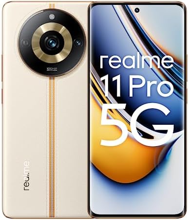 realme 11 Pro 5G 8+128GB Smartphone, Écran incurvé de 120 Hz, Appareil Photo Prolight OIS de 100 MP, Batterie puissante de 5 000 mAh, Charge SuperVOOC 67 W, Beige Sunrise Fiche Technique et Prix au Maroc