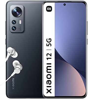 Xiaomi 12 - Smartphone 8+128GB, Écran 6.28” 120Hz AMOLED, Processeur Snapdragon 8 Gen 1, Triple Caméra 50MP+13MP+5MP, Batterie 4500mAh, Gris (Version Française + 2 ans de garantie) Fiche Technique et Prix au Maroc