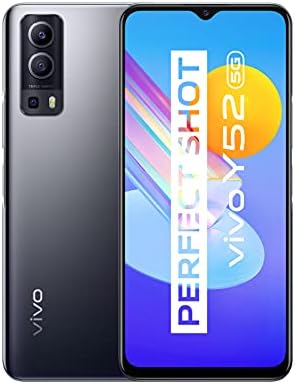 VIVO Y52 5G Smartphone,4 Go + 128 Go, Objectif Principal de 48 Mpx+Appareil Photo Frontal de 8 Mpx, Batterie 5000 mAh, Charge Rapide 18 W (Graphite Black) Fiche Technique et Prix au Maroc