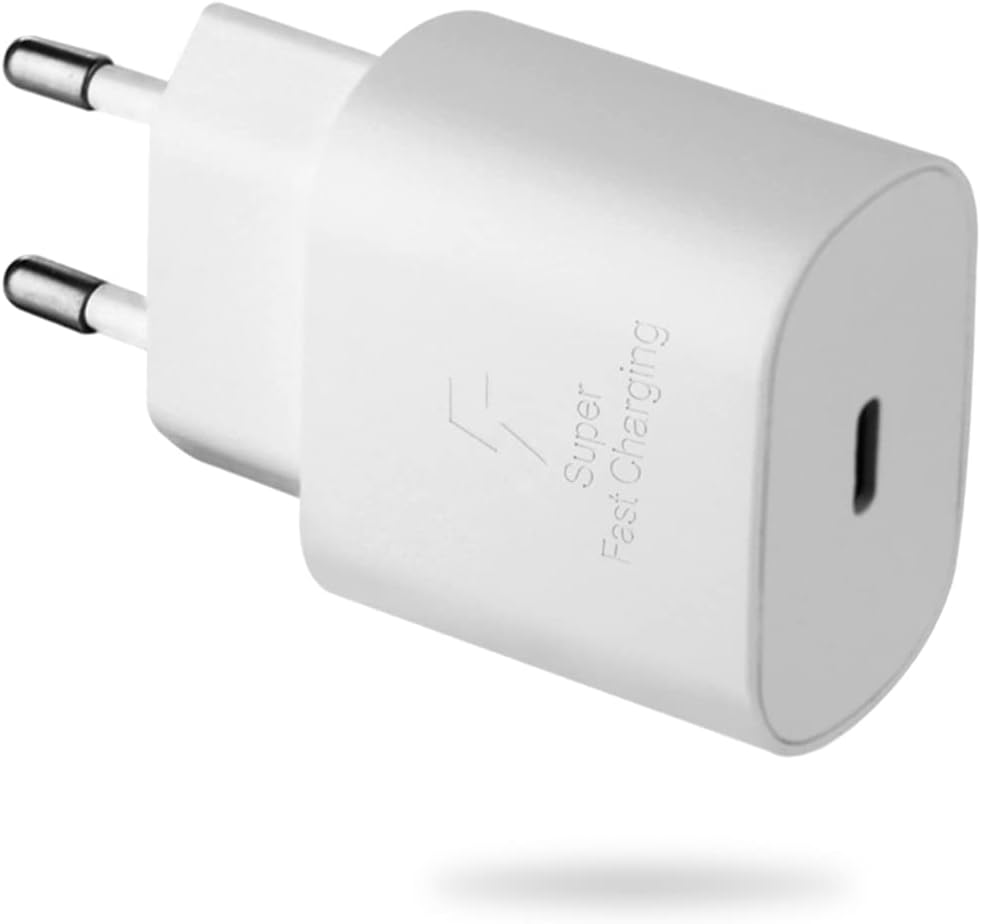 Chargeur Rapide USB C 25 W Compatible avec Samsung S22, S21, S21 Plus, S21 FE, S21 Ultra, S20 FE, S20 Plus, S20 Ultra, Z Flip 3, Z Fold 3, Note 20, A72, A52, A53 5G, PPS Chargeur Type C Bloc/Blanc Fiche Technique et Prix au Maroc
